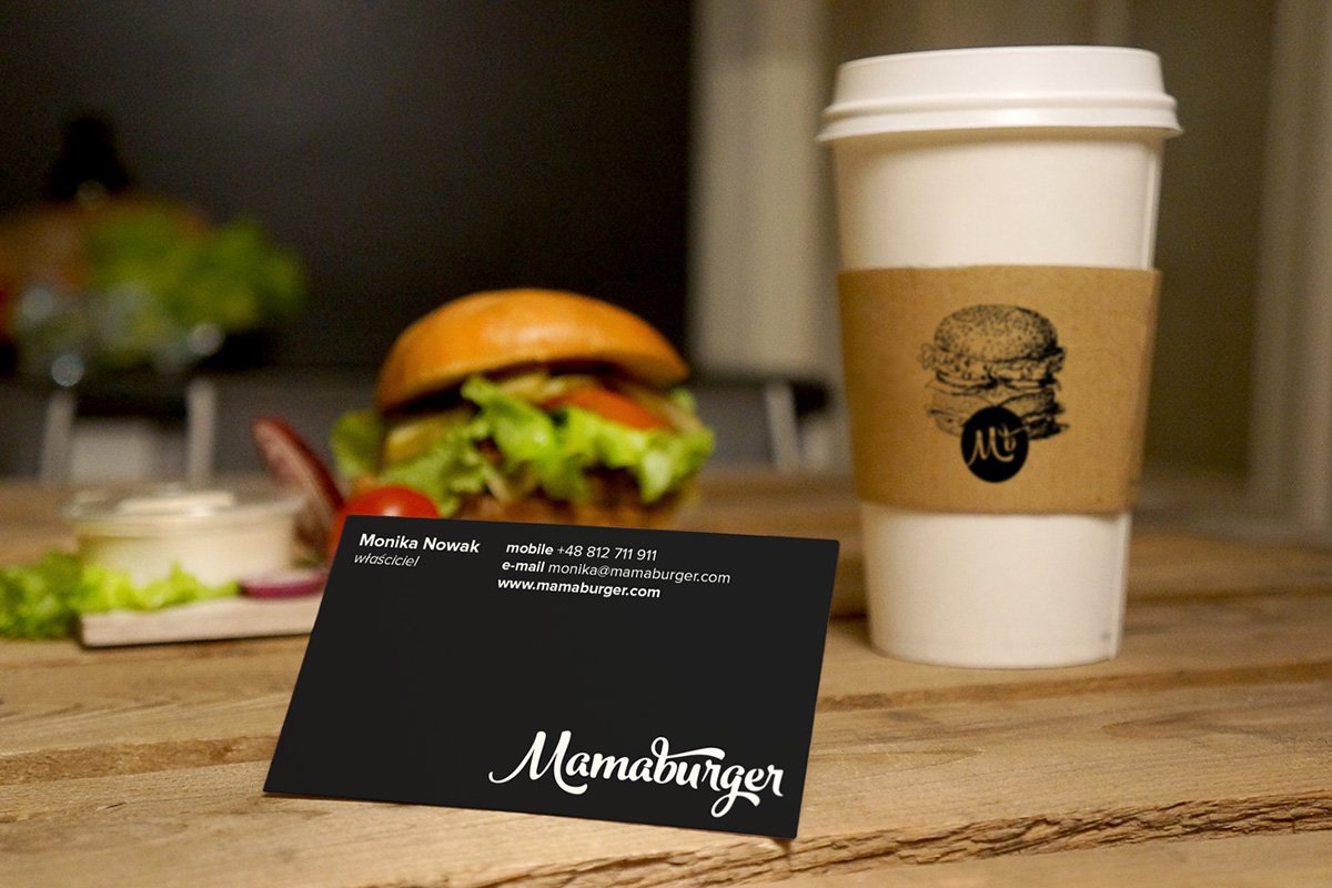 Mamaburger 餐飲品牌形象設(shè)計 食品形象展示  形象設(shè)計 名片設(shè)計 包裝設(shè)計