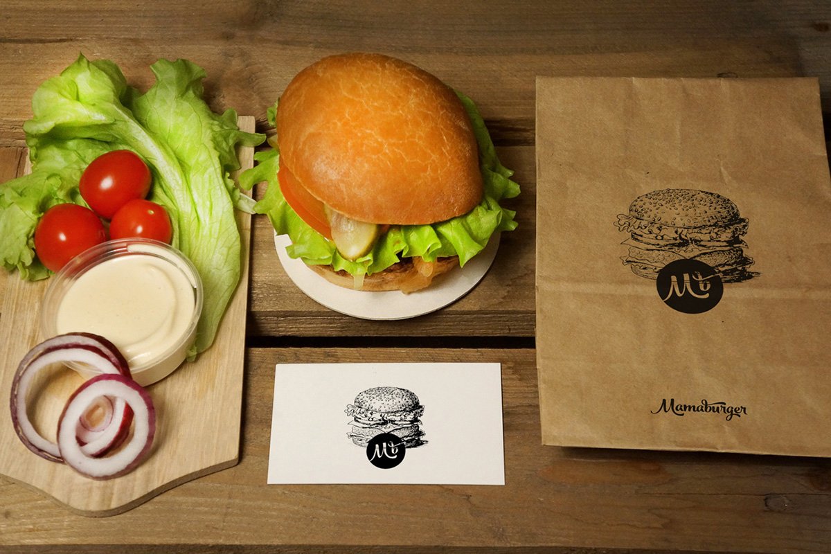 Mamaburger 餐飲品牌形象設(shè)計 食品形象展示  形象設(shè)計