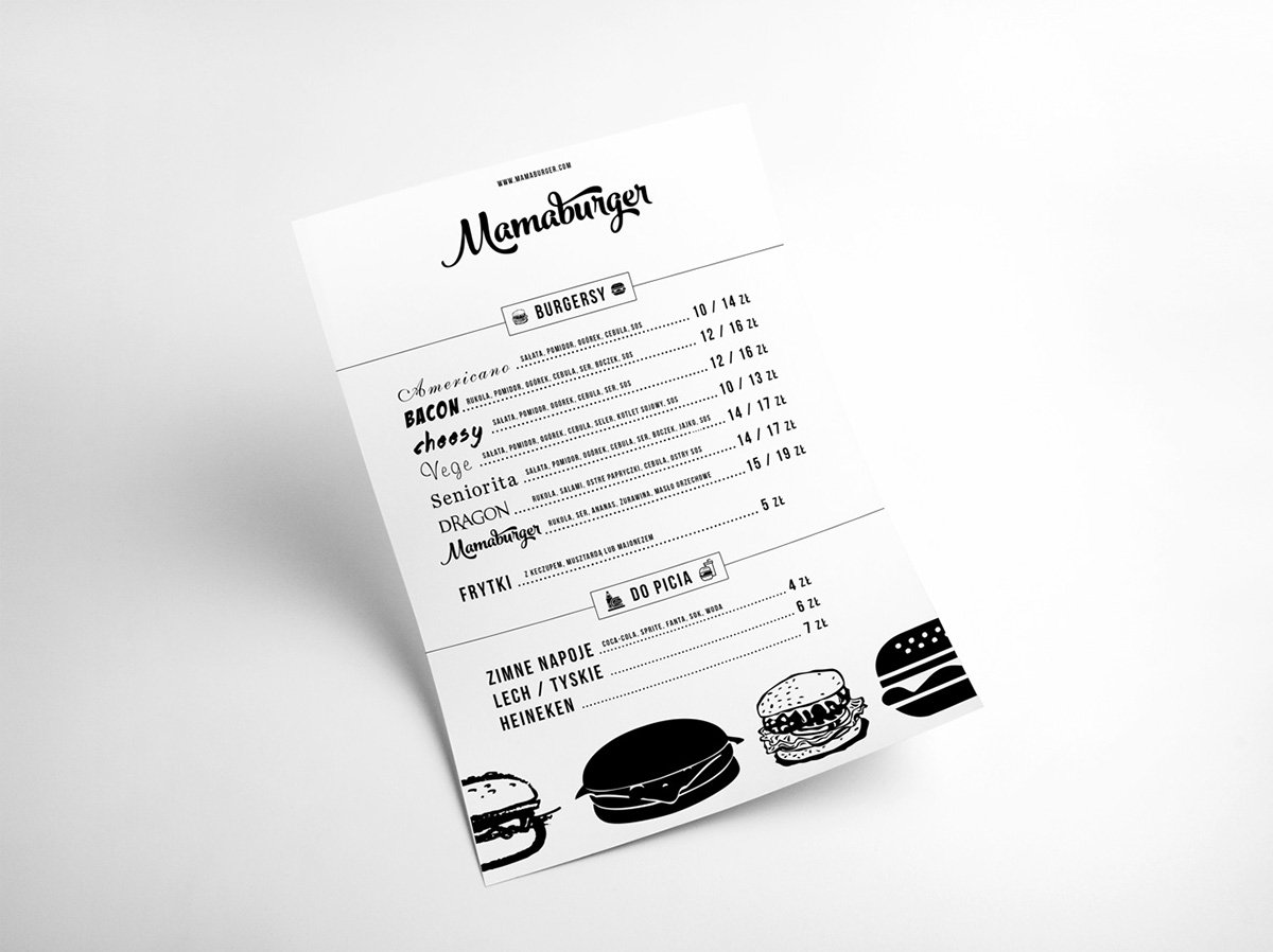 Mamaburger 餐飲品牌形象設(shè)計 海報設(shè)計