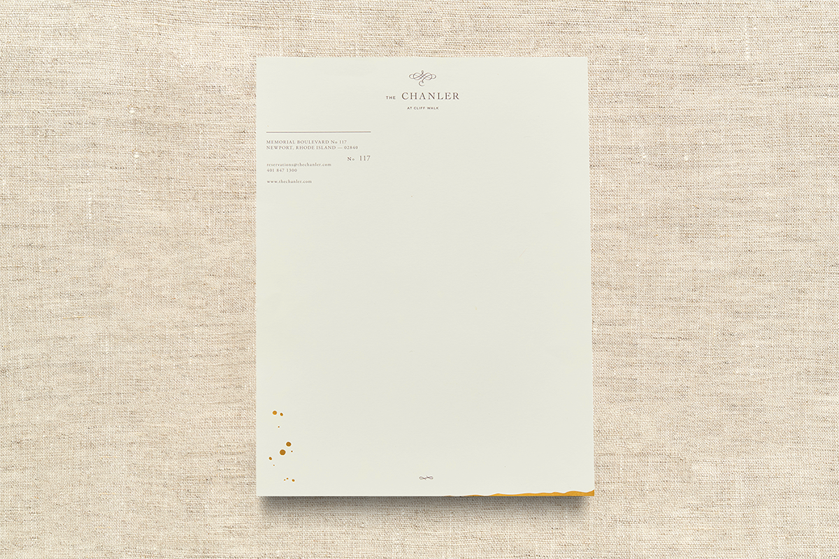 Chanler at Cliff Walk酒店品牌設(shè)計(jì)  宣傳單頁設(shè)計(jì)