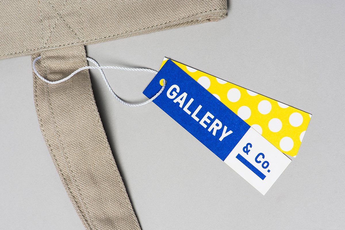 Gallery＆Co餐廳品牌形象設計  吊牌設計