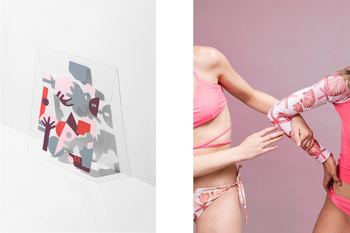 Sofia Palmero泳衣品牌形象設計  卡片展示 
