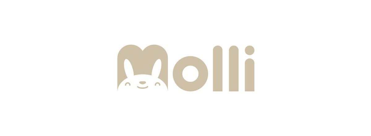 深圳品牌設(shè)計(jì)  深圳品牌策劃  Molli兒童服裝店品牌形象設(shè)計(jì)  標(biāo)志展示