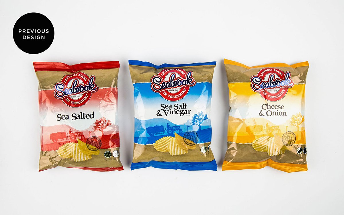 深圳品牌設計  深圳品牌策劃  Seabrook薯片品牌形象設計   包裝設計