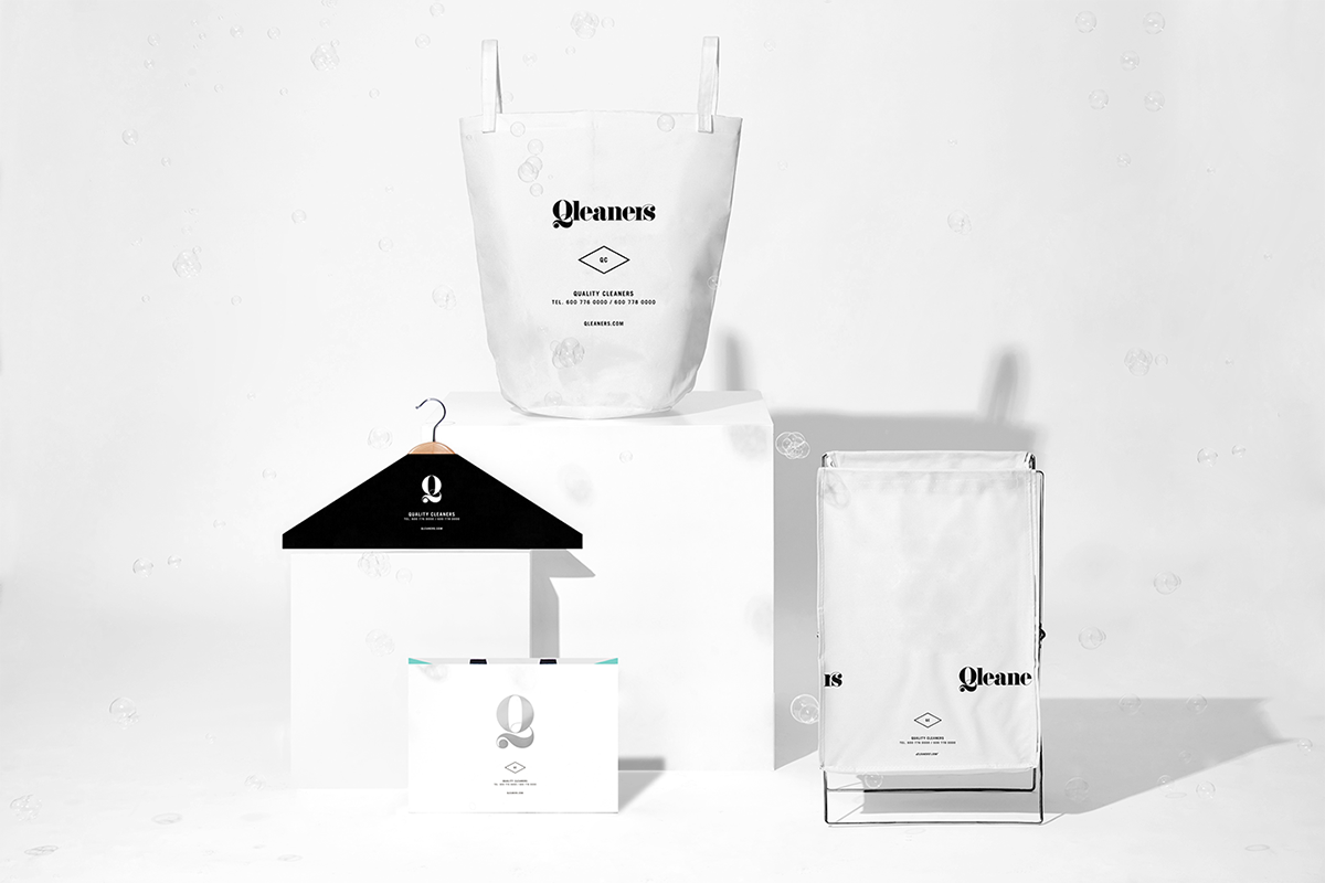 深圳品牌設(shè)計(jì)  深圳品牌策劃  Qleaners干洗服務(wù)公司品牌形象設(shè)計(jì)  包裝設(shè)計(jì)