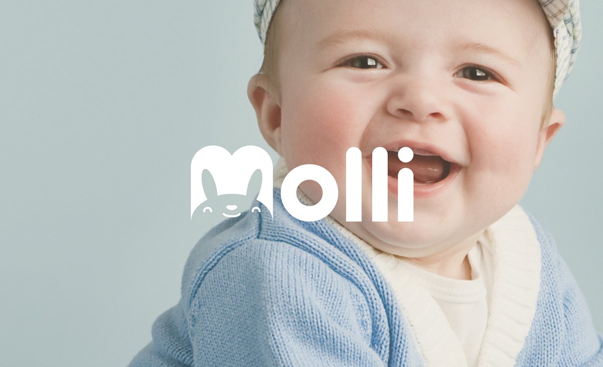 深圳品牌設計  深圳品牌策劃  Molli兒童服裝店品牌形象設計  標志設計