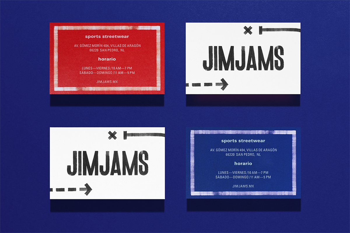 深圳品牌設(shè)計  深圳品牌策劃  JimJams體育用品品牌形象設(shè)計  名片設(shè)計