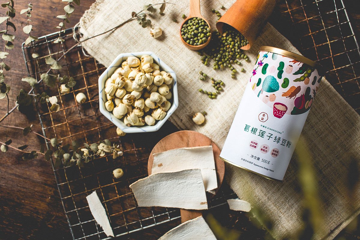 深圳品牌設(shè)計  深圳品牌策劃  纖磨五谷粉品牌形象包裝設(shè)計  包裝設(shè)計