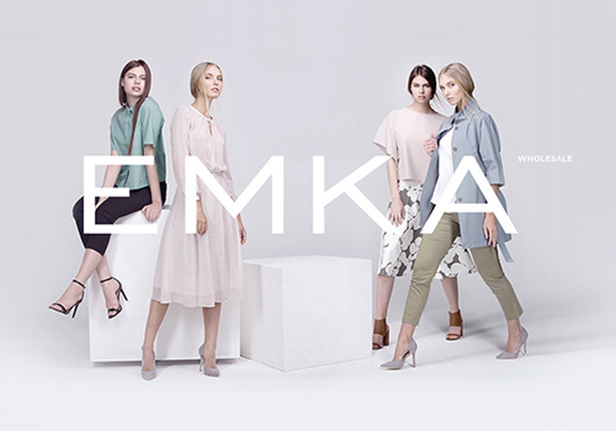 女裝 EMKA 商店品牌設計及網站設計