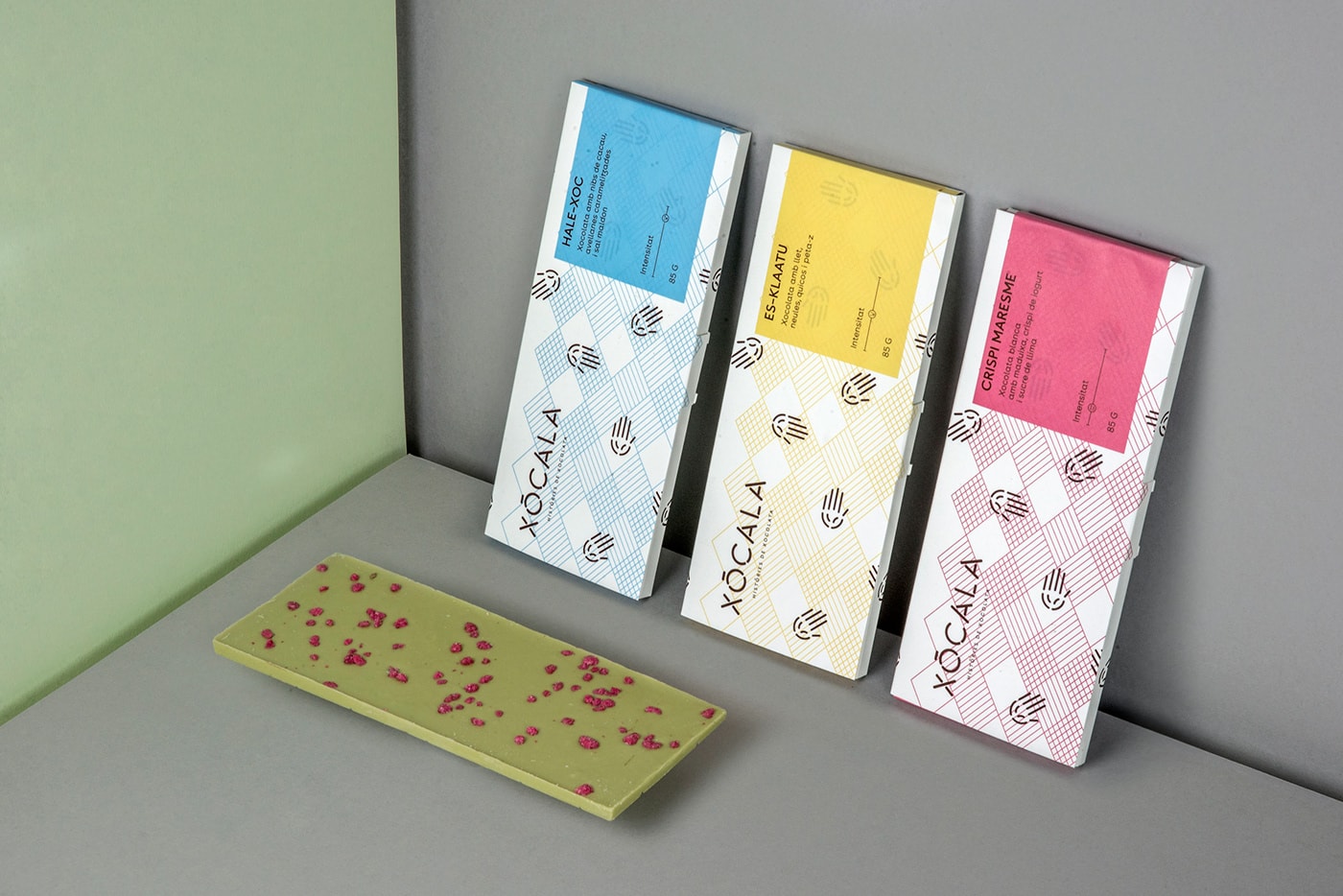 創(chuàng)意食品 Xo?cala 巧克力品牌形象設(shè)計(jì)案例欣賞，食品品牌設(shè)計(jì)，品牌設(shè)計(jì)公司，深圳品牌設(shè)計(jì)，左右格局