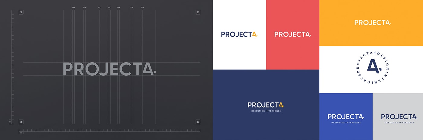 PROJECTA 建筑室內(nèi)企業(yè)品牌設(shè)計(jì)——傳統(tǒng)品牌轉(zhuǎn)型升級(jí)，建筑企業(yè)品牌設(shè)計(jì)，傳統(tǒng)品牌升級(jí)，深圳品牌設(shè)計(jì)，左右格局