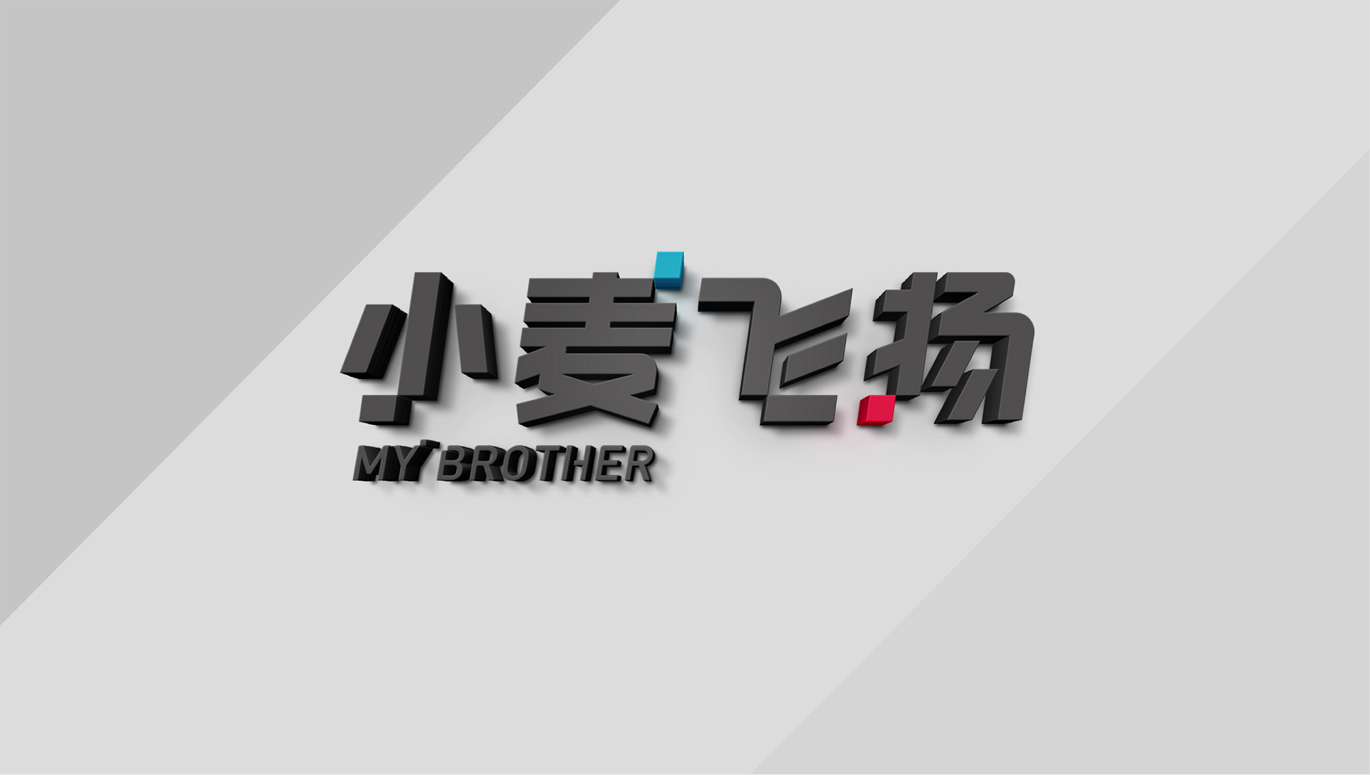 科技品牌小麥飛揚(yáng)年輕化形象設(shè)計(jì)－左右格局
